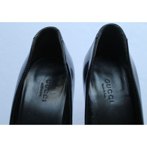 Gucci Oil Slick Platform Stiletto Heels Black Size 36 - Picture 8 of 13